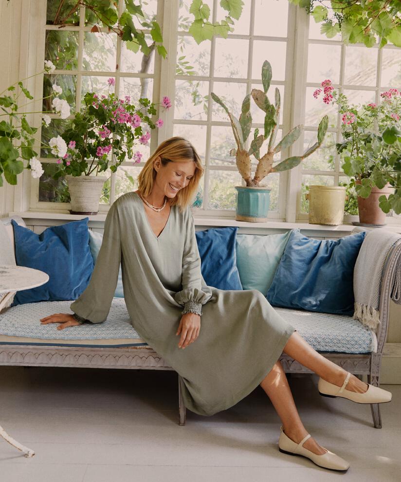 Nadiya Dress, Vetiver