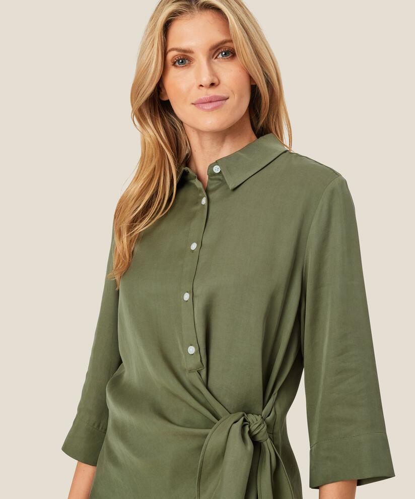 Isalena Shirt, D. Lichen Green