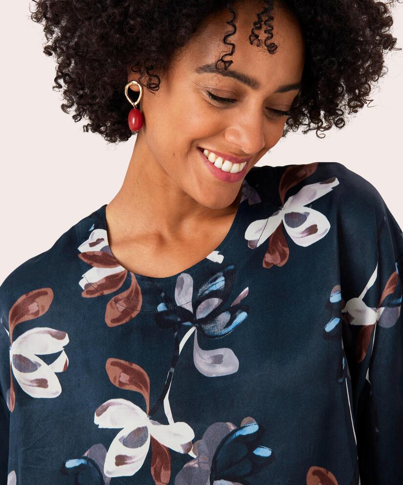 Naslana Dress, Navy