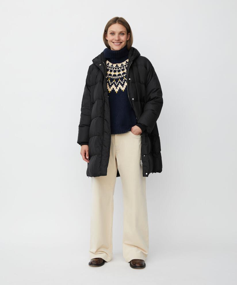 Thilde Down Coat, Black