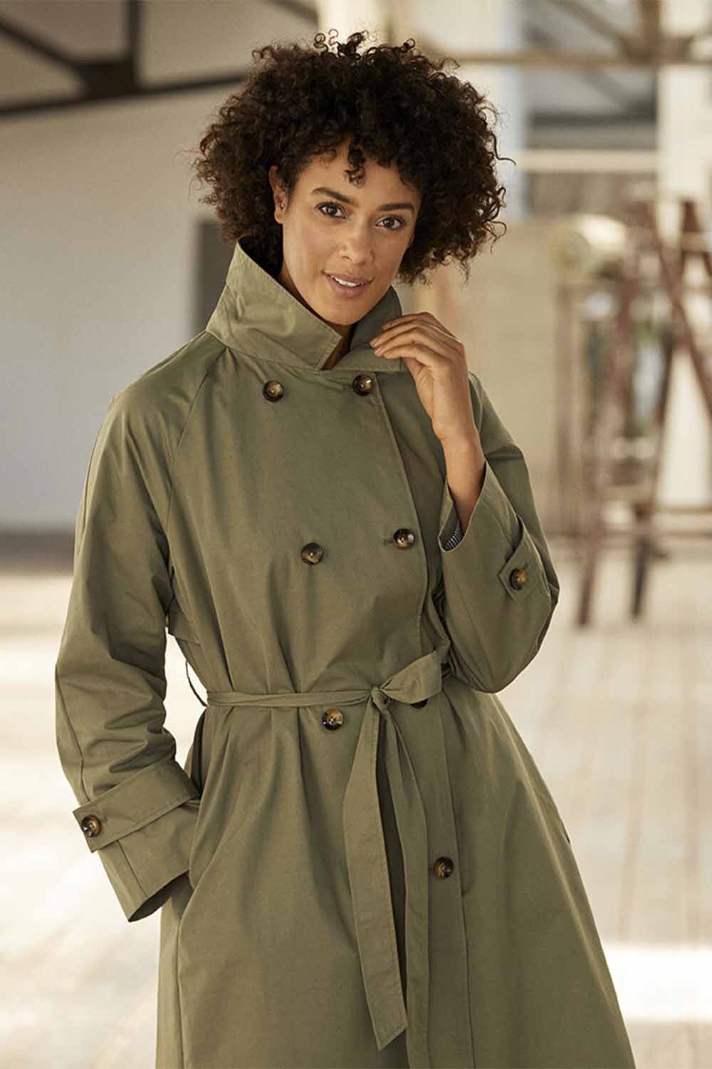 TANYA COAT, Olive