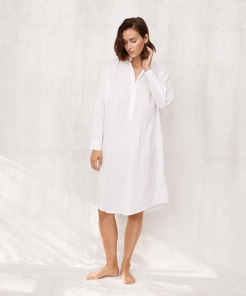 NEVA SHIRT DRESS, White