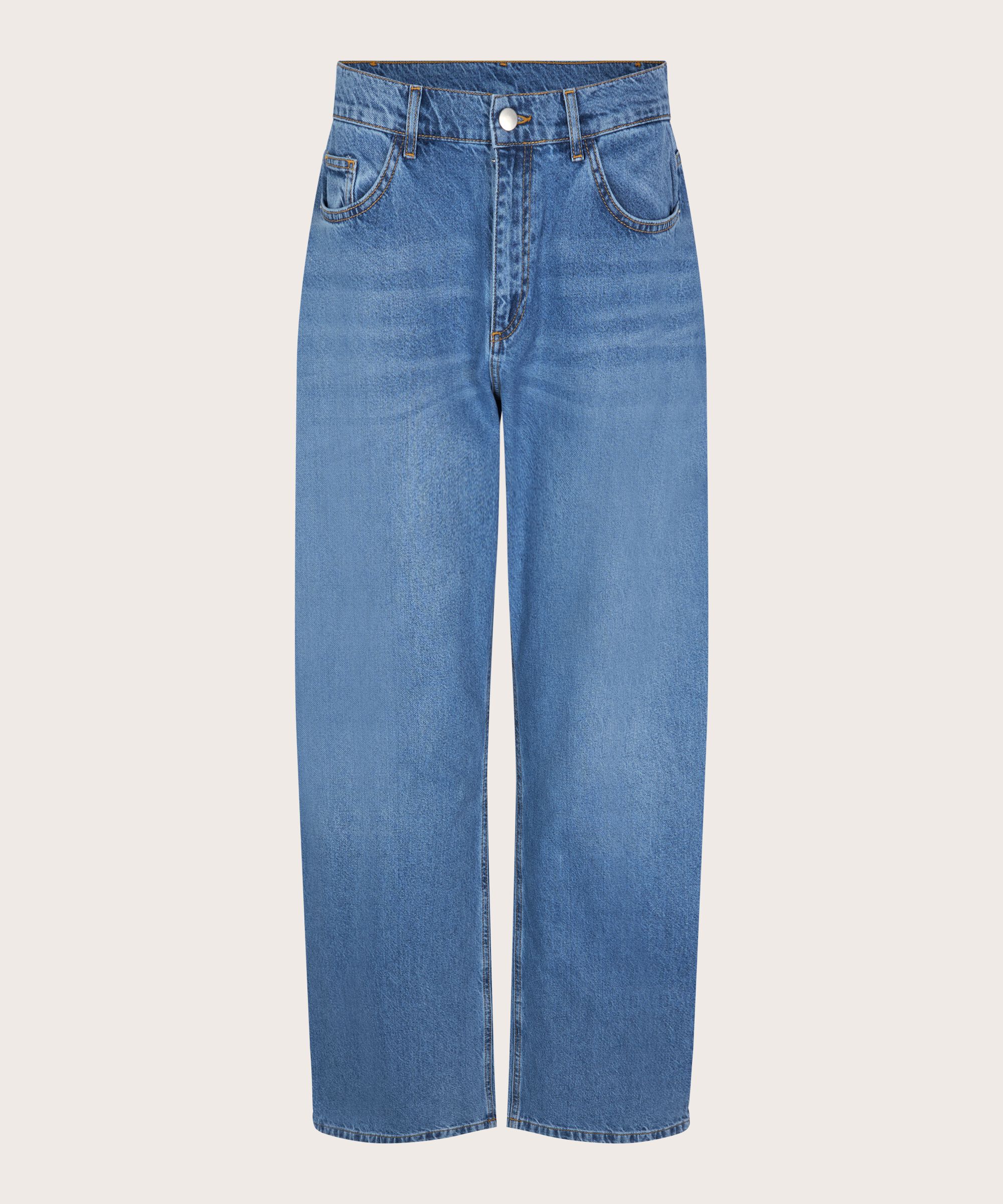 Philine Trousers, Medium Denim