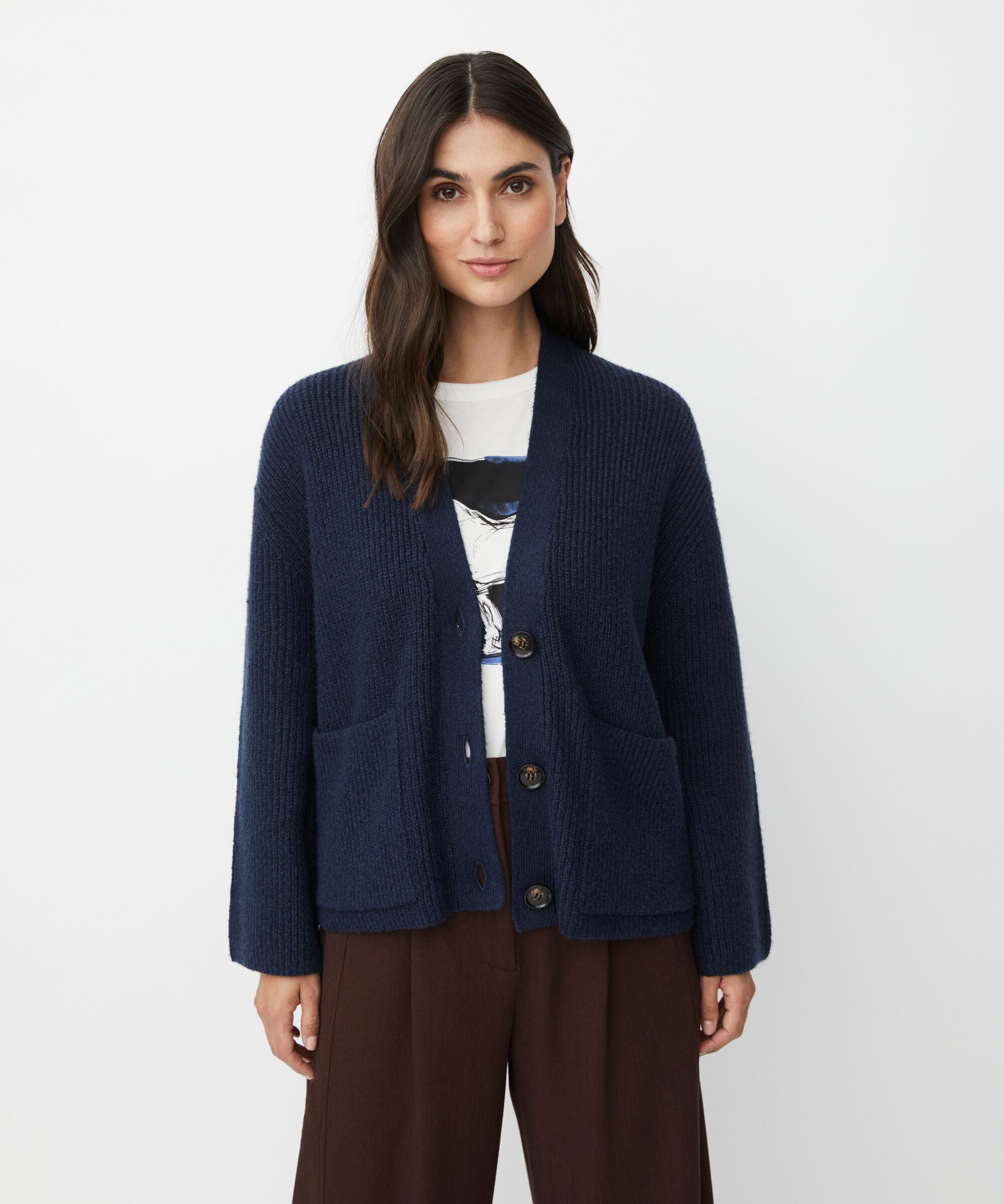 Lexie Cardigan, Navy Blazer