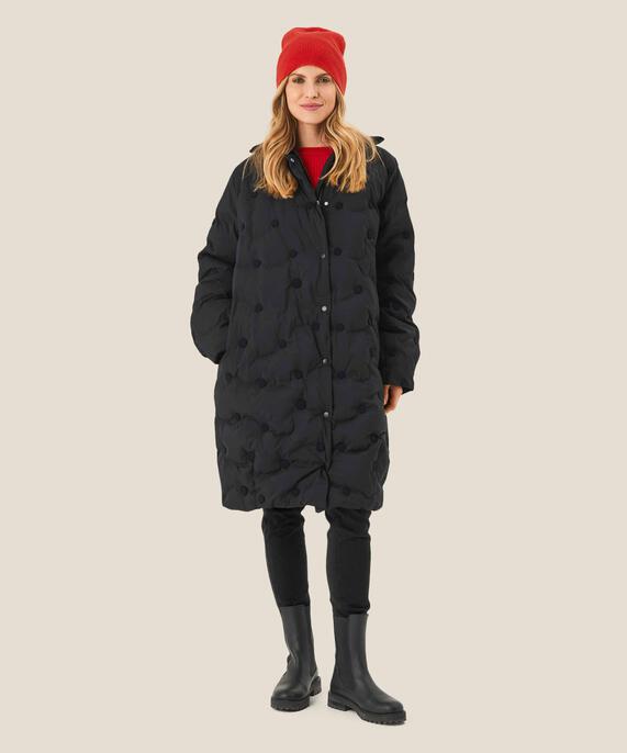 Tahila Down Coat, Black