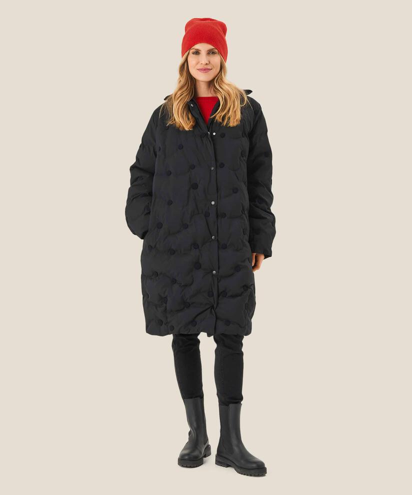 Tahila Down Coat, Black