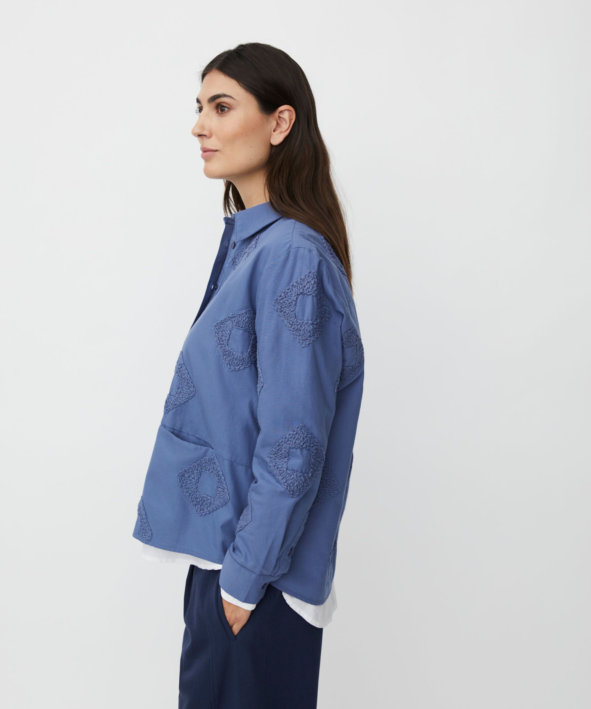 Inanne Shirt, Bijou Blue
