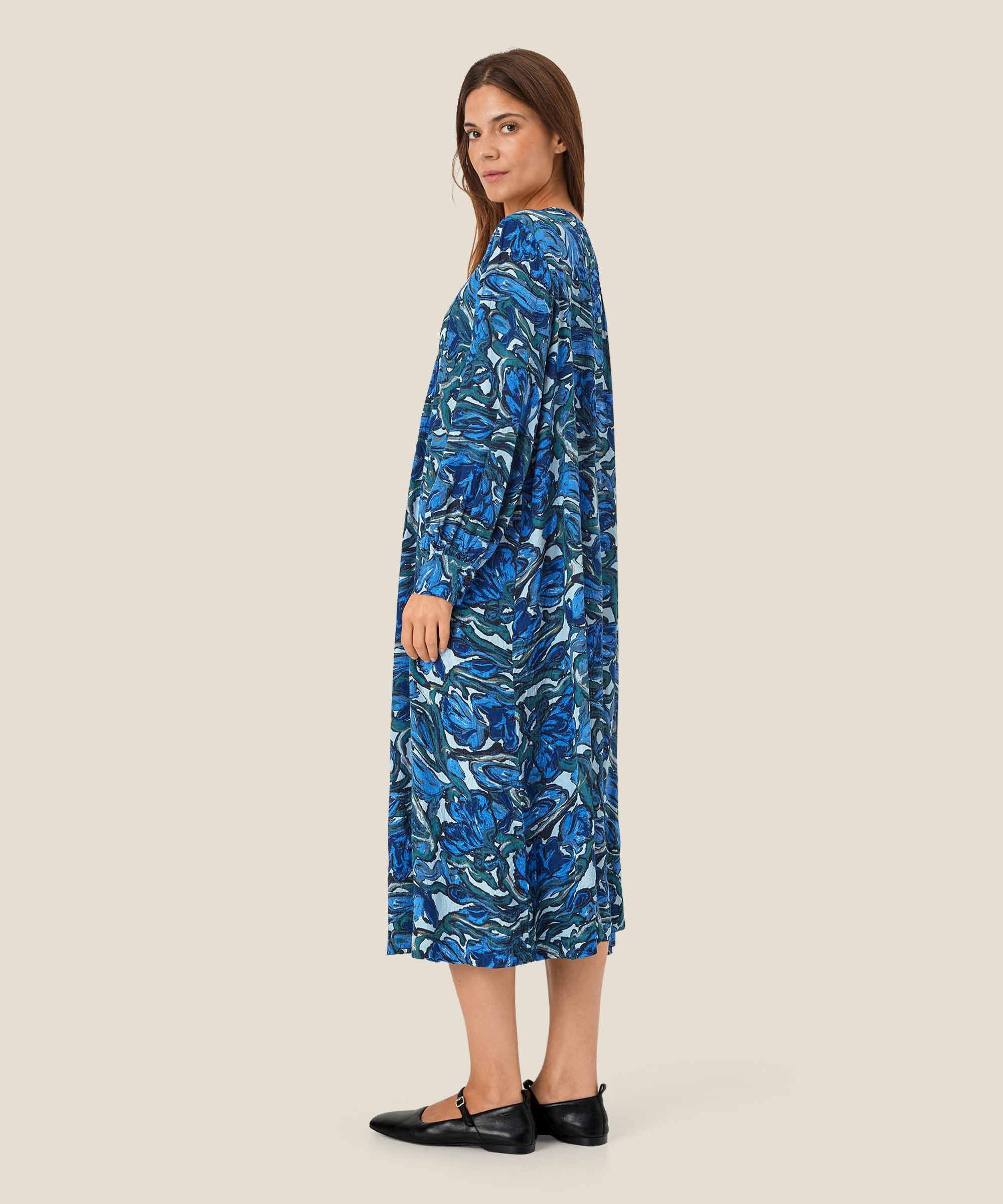 Novalie Dress, Blue Fog