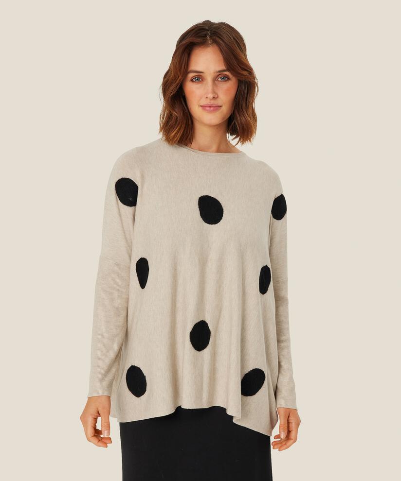 Fanasi Jumper, L beige mel