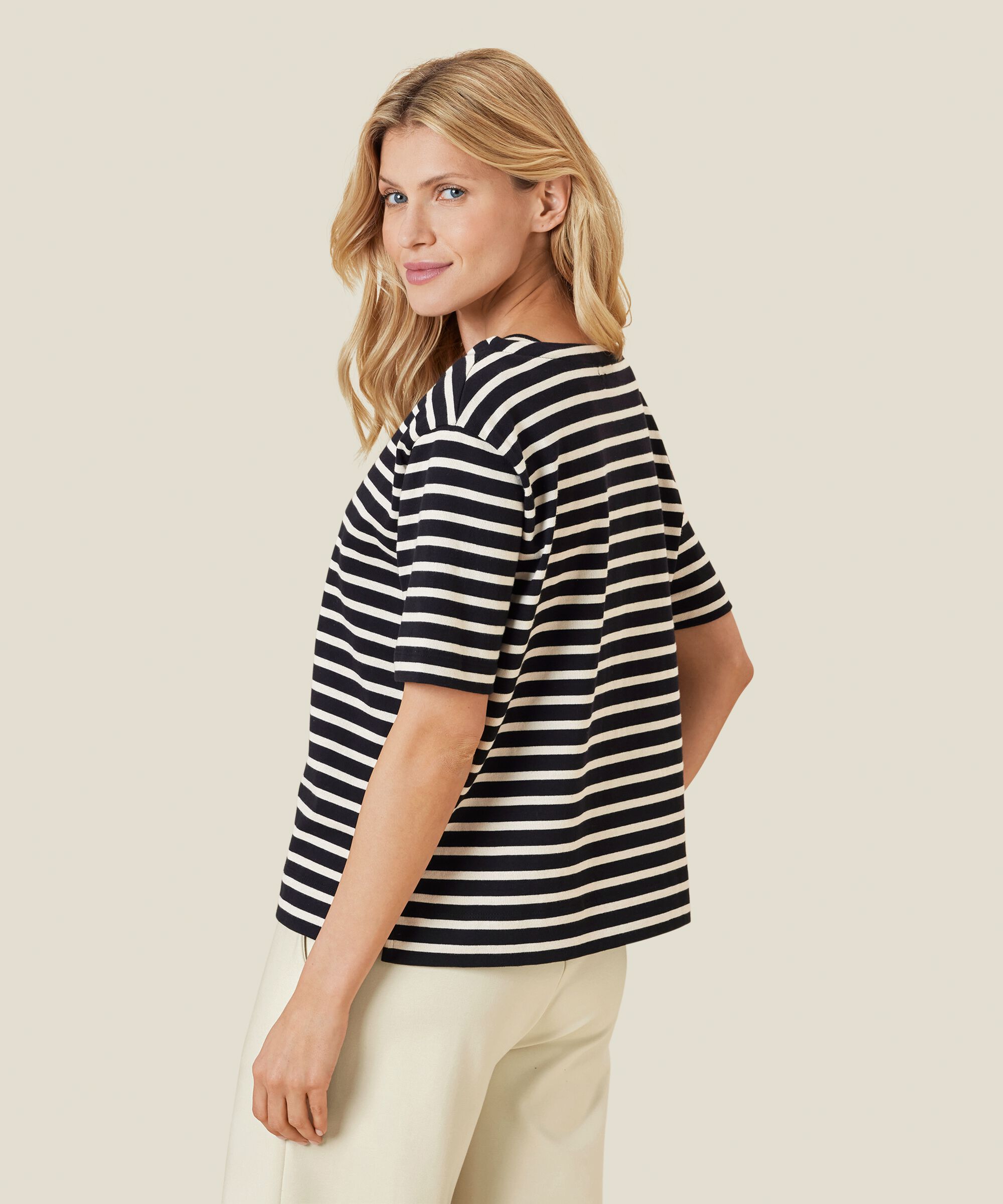 DACEYA JERSEY TOP, Black