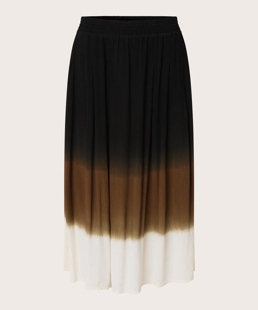 SONYA SKIRT, Bronze Brown