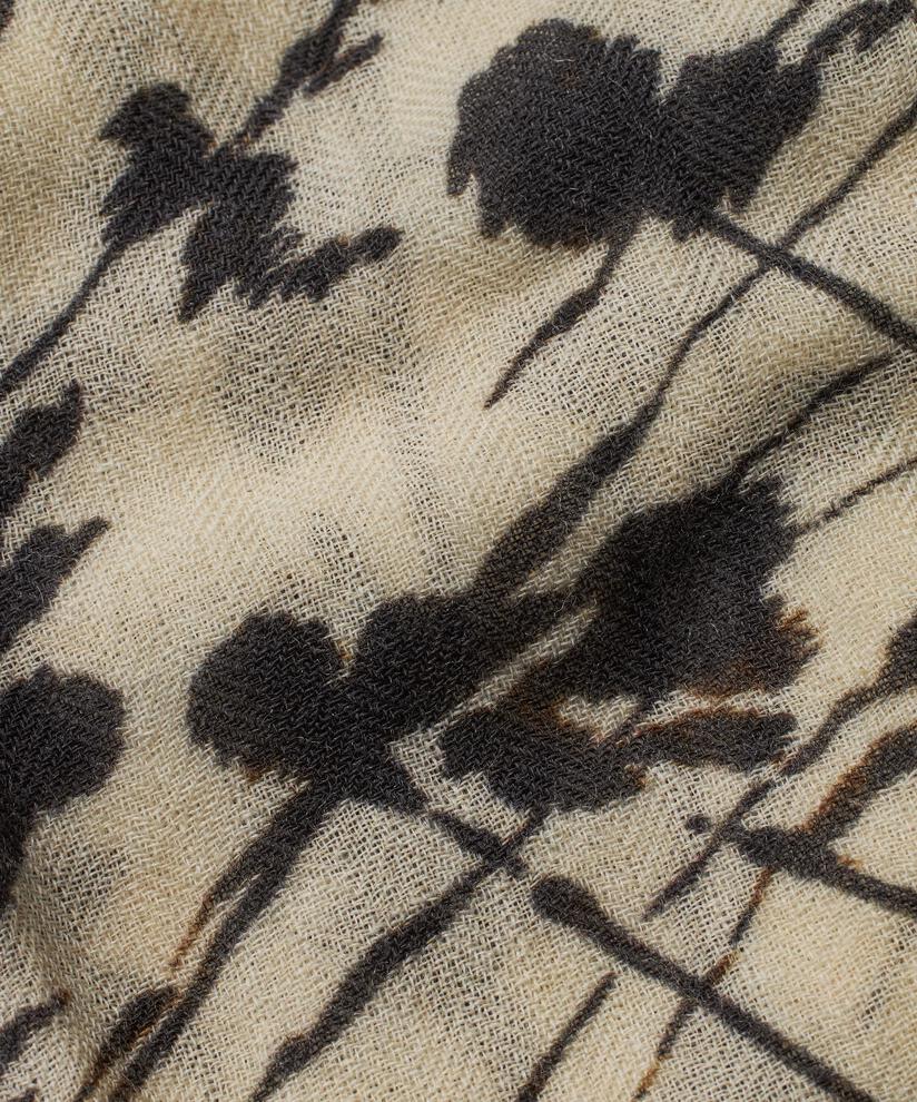 Azumari Wool Scarf, Black