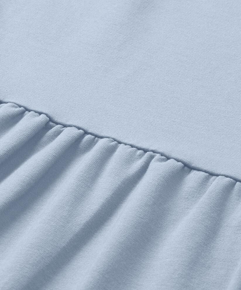 Dema Jersey Top, Blue Fog