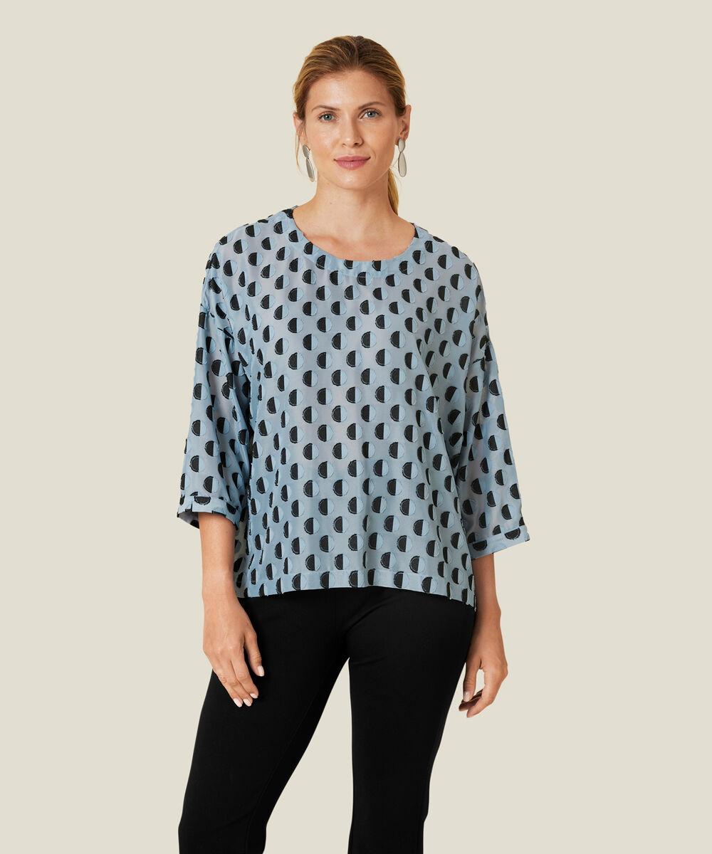 BECCA TOP, Faded Denim