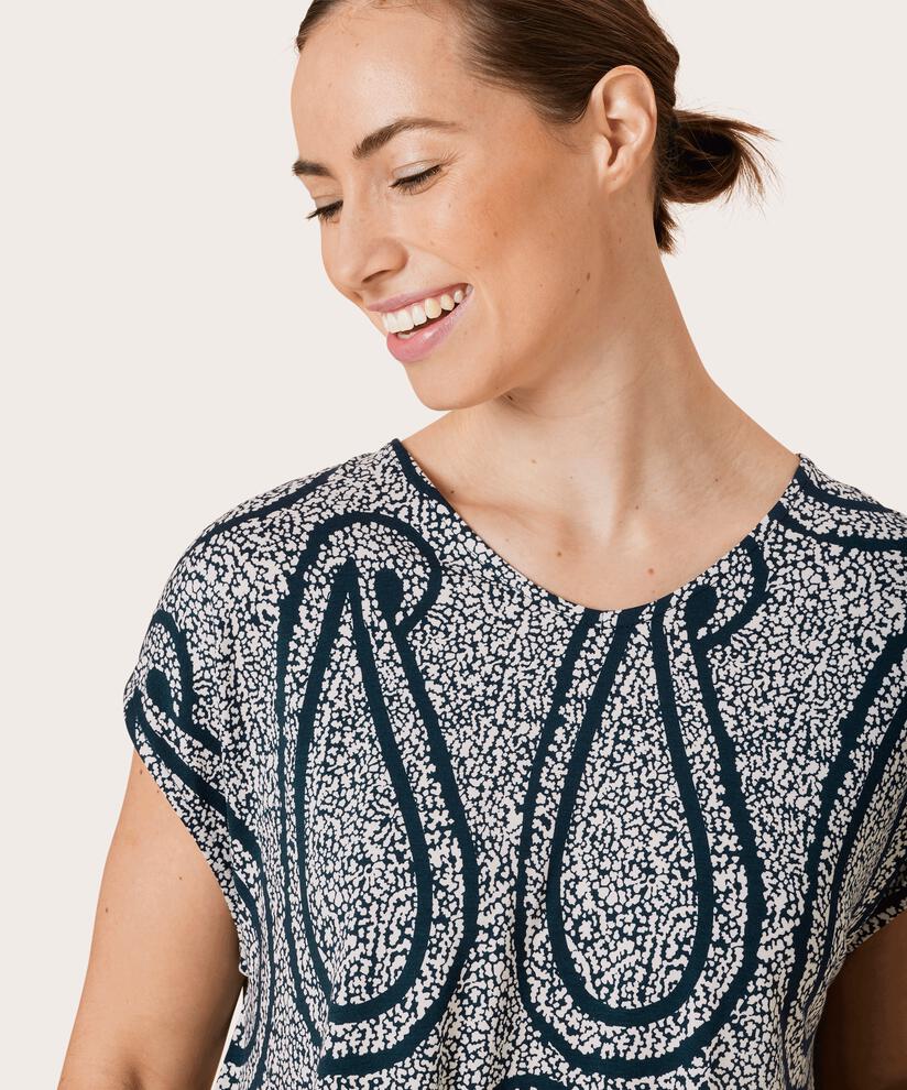 GINARA JERSEY TUNIC, Navy Blazer