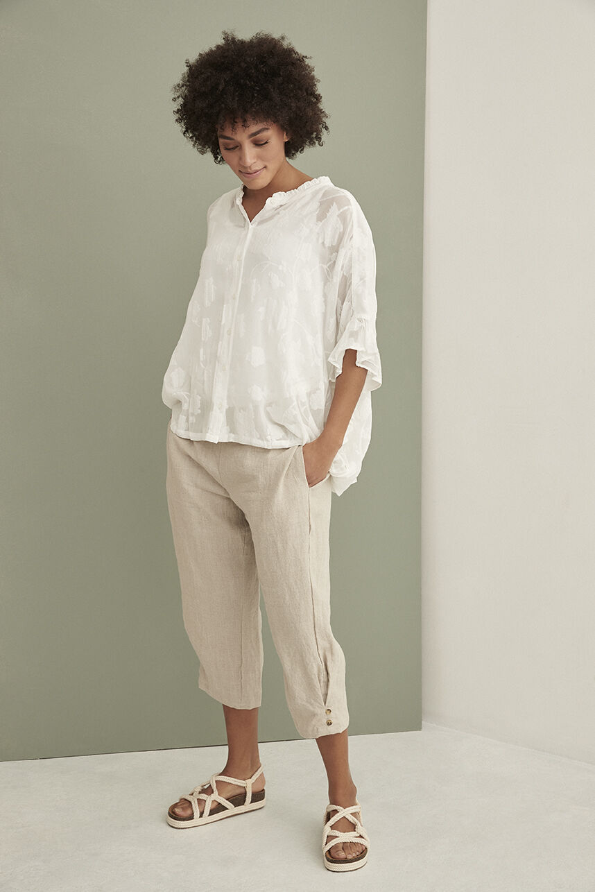 PEN TROUSERS, Natural