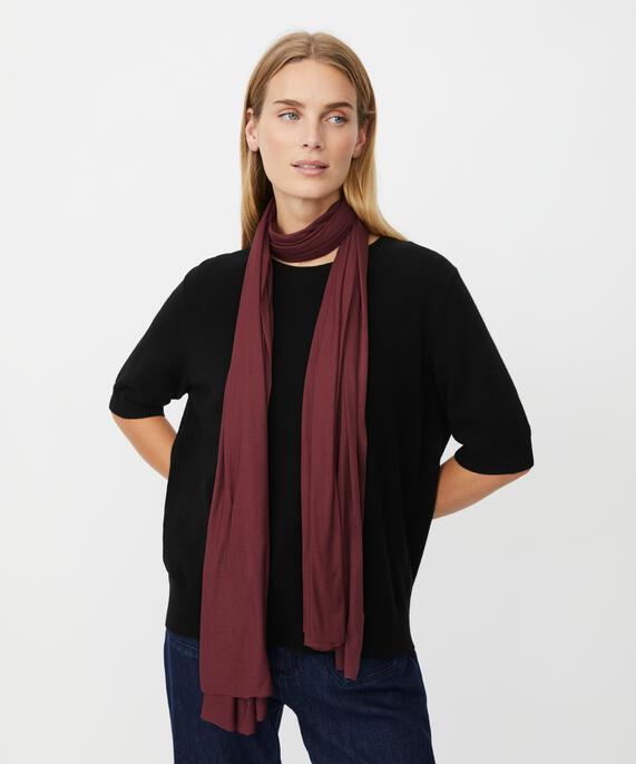 Amega JERSEY Scarf, Tawny Port