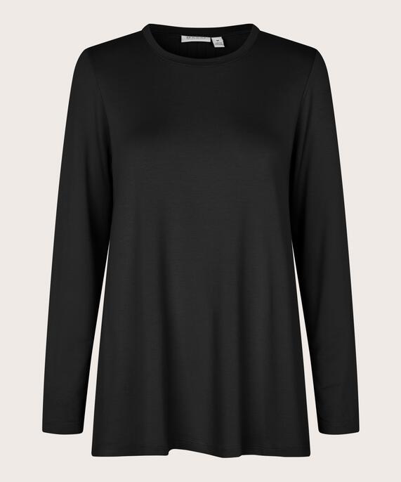 Berta JERSEY Top, Black