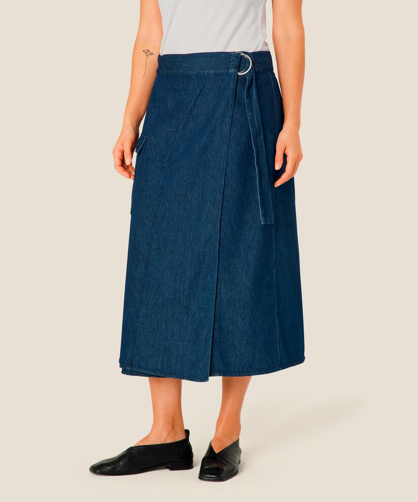 Sanchia Skirt, Dark Denim