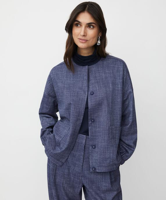 Jettana Jacket, Navy Blazer