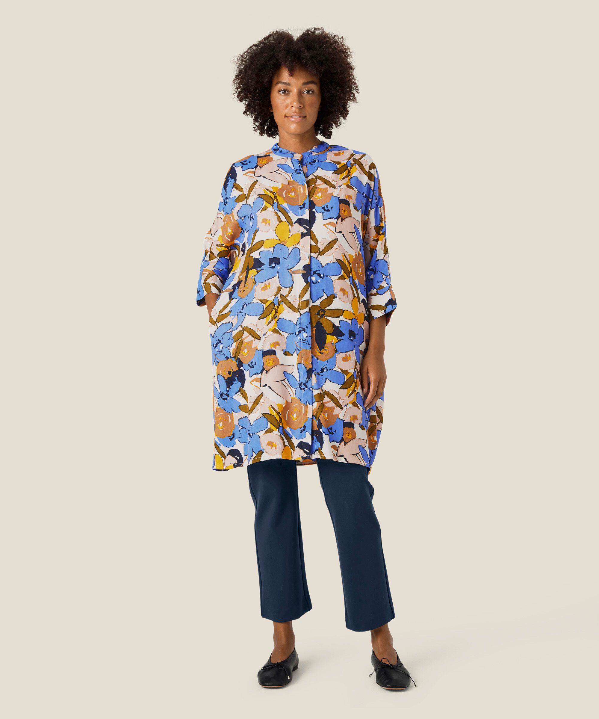 Iosetta Shirt Dress, Wedgewood