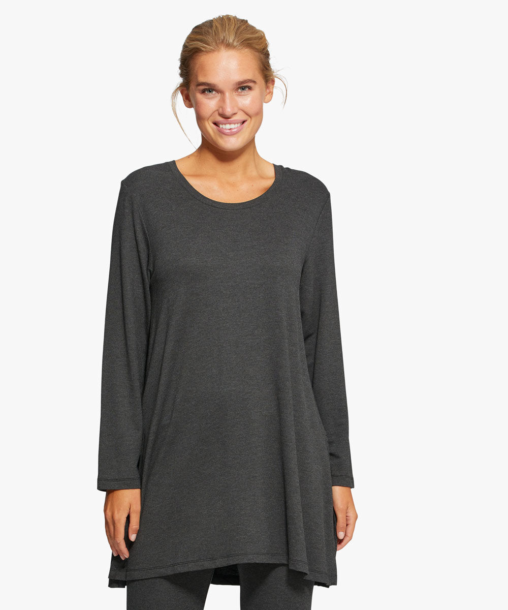 Glowie JERSEY Tunic, D. Grey mel.