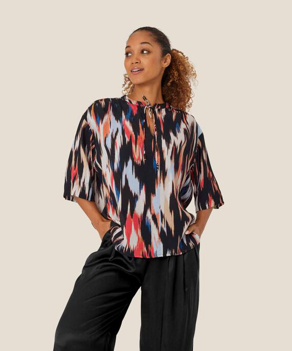 Boniti Blouse, Hibiscus