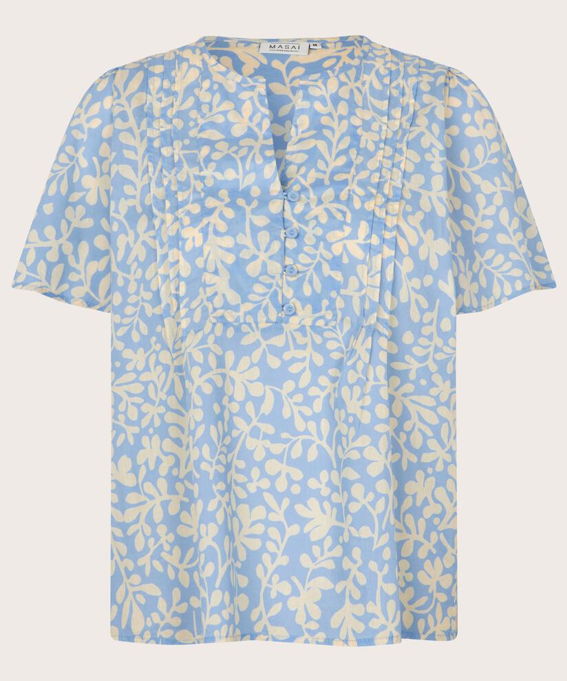 Delphia Blouse, Della Blue