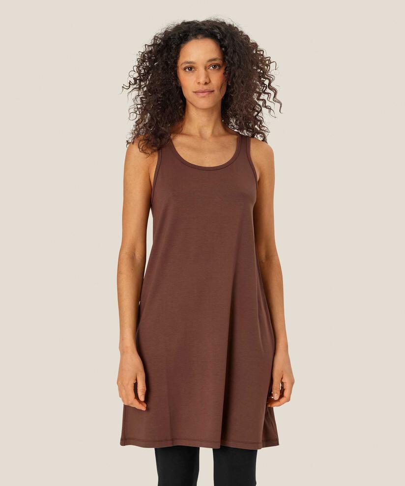 Huma JERSEY Tunic, Chestnut