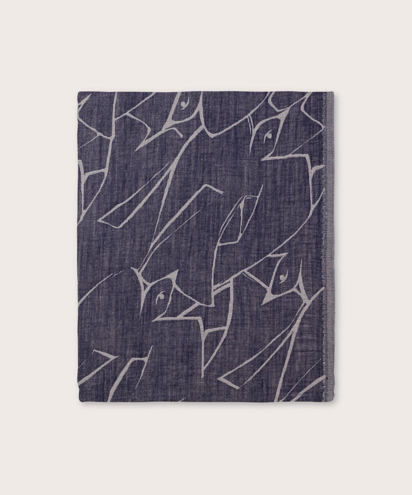 Astali Scarf, Navy Blazer