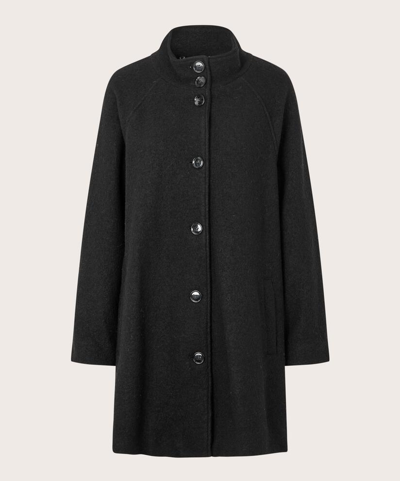 Teresa Wool Coat, Black