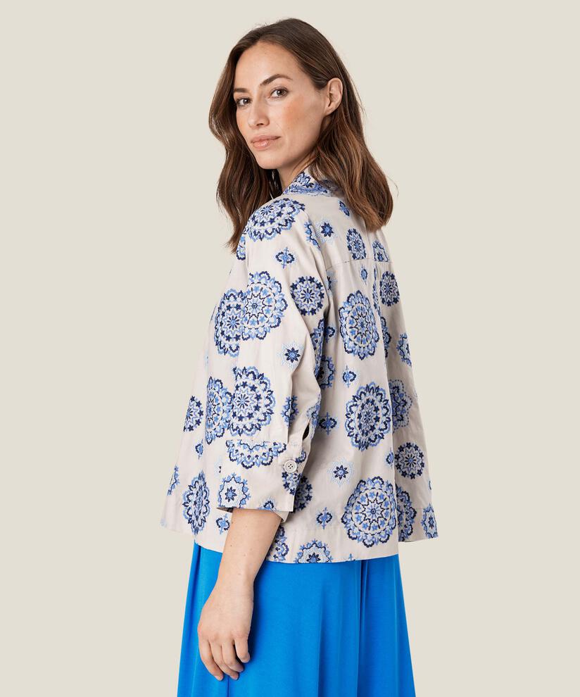 Idakaia Shirt, Nebulas Blue