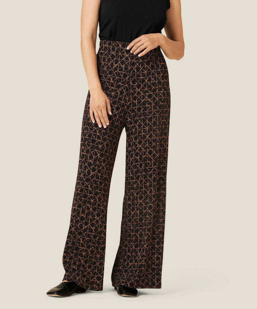 PIRISTA JERSEY TROUSERS, Tobacco Brown