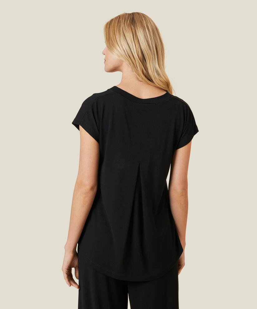 Efa JERSEY Top, Black