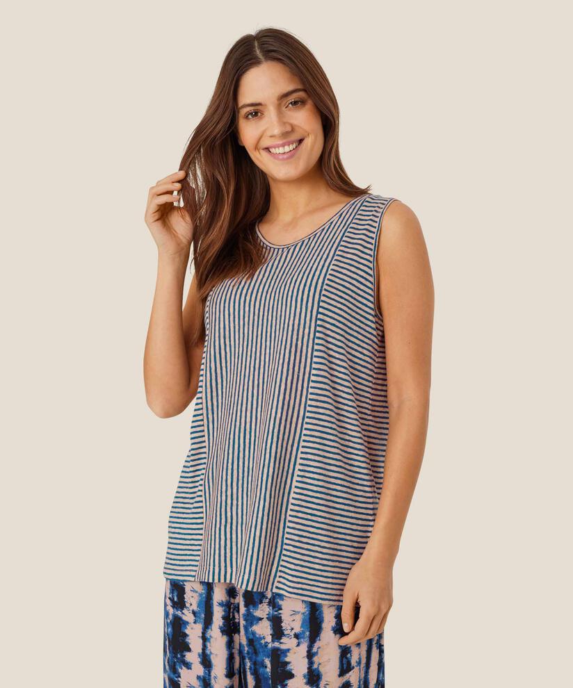 Da JERSEY Top, Navy Peony