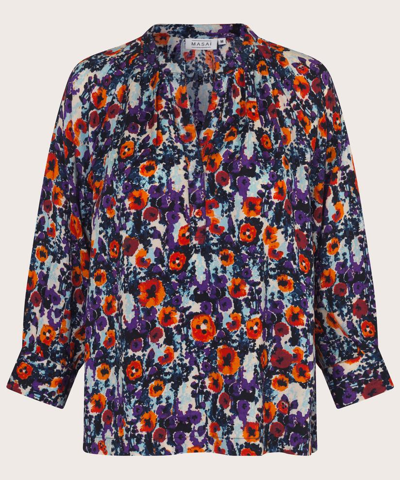 Delhia Blouse, Meadow Violet