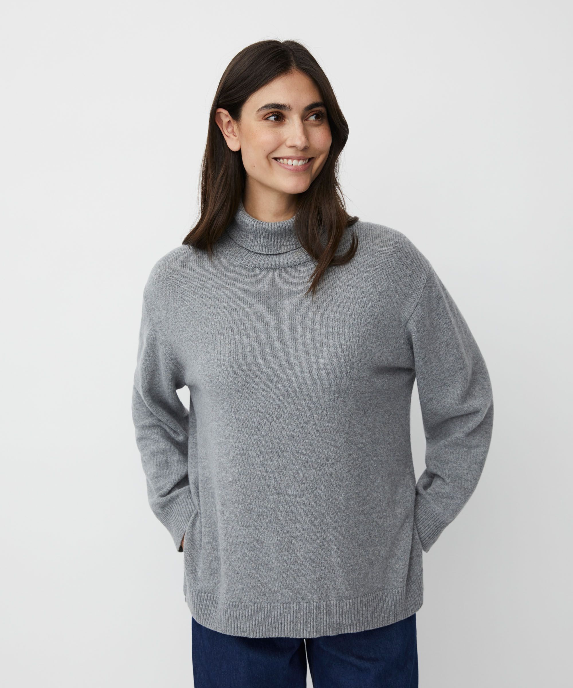 Faricka Pullover, M. Grey mel.