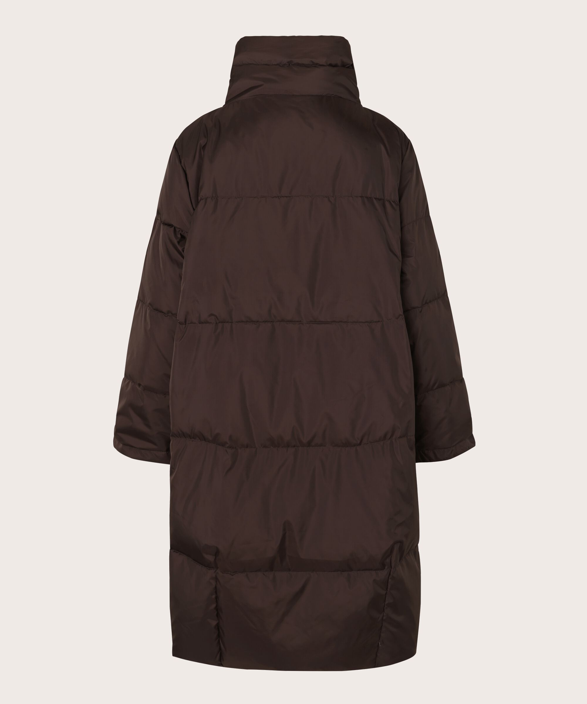 Tusna Down Coat, Volcan/Coffe