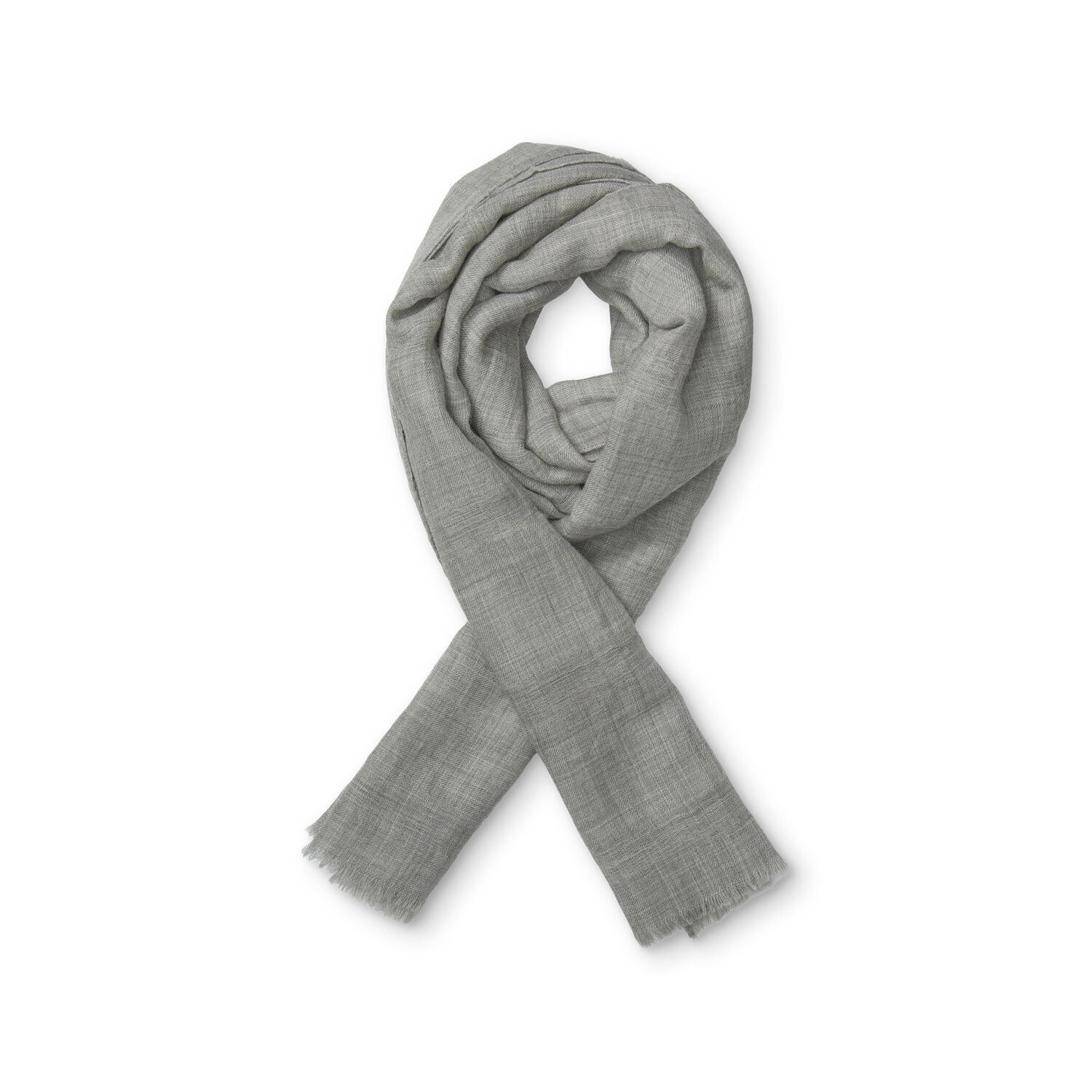ALBINA SCARF, L. Grey Melange