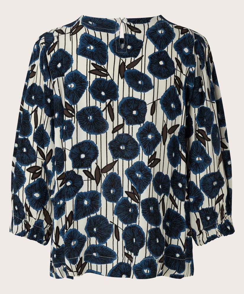 Brisa Blouse, True Navy