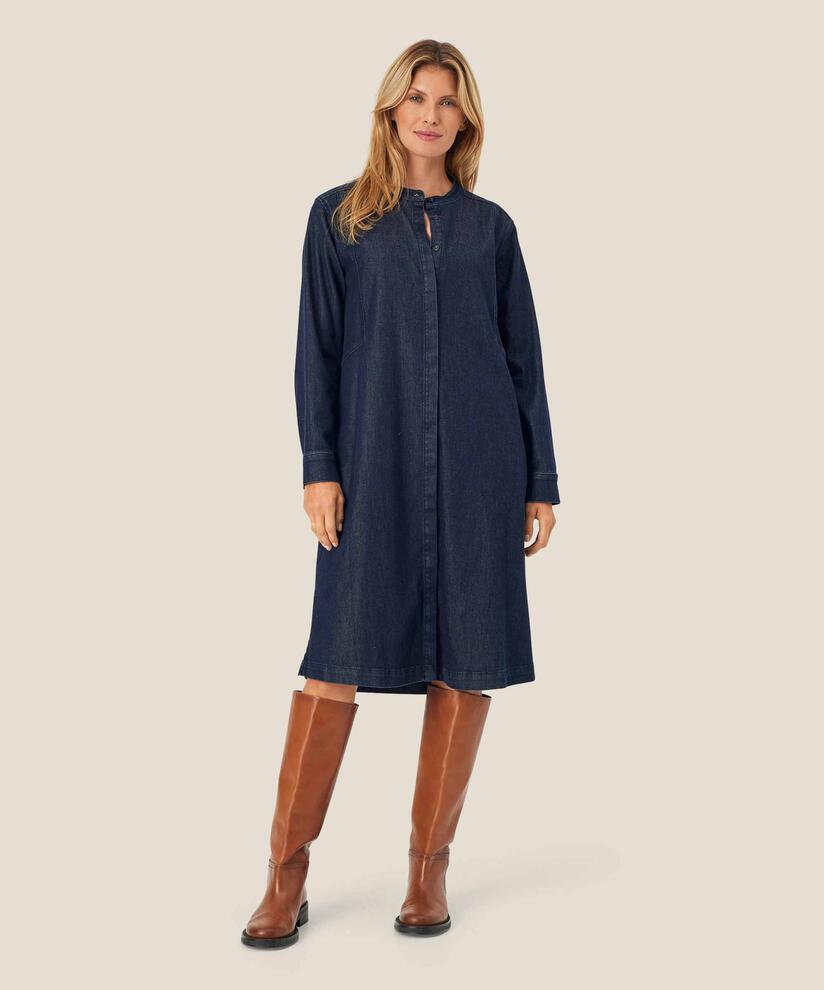 Odila Denim Dress, Dark Denim