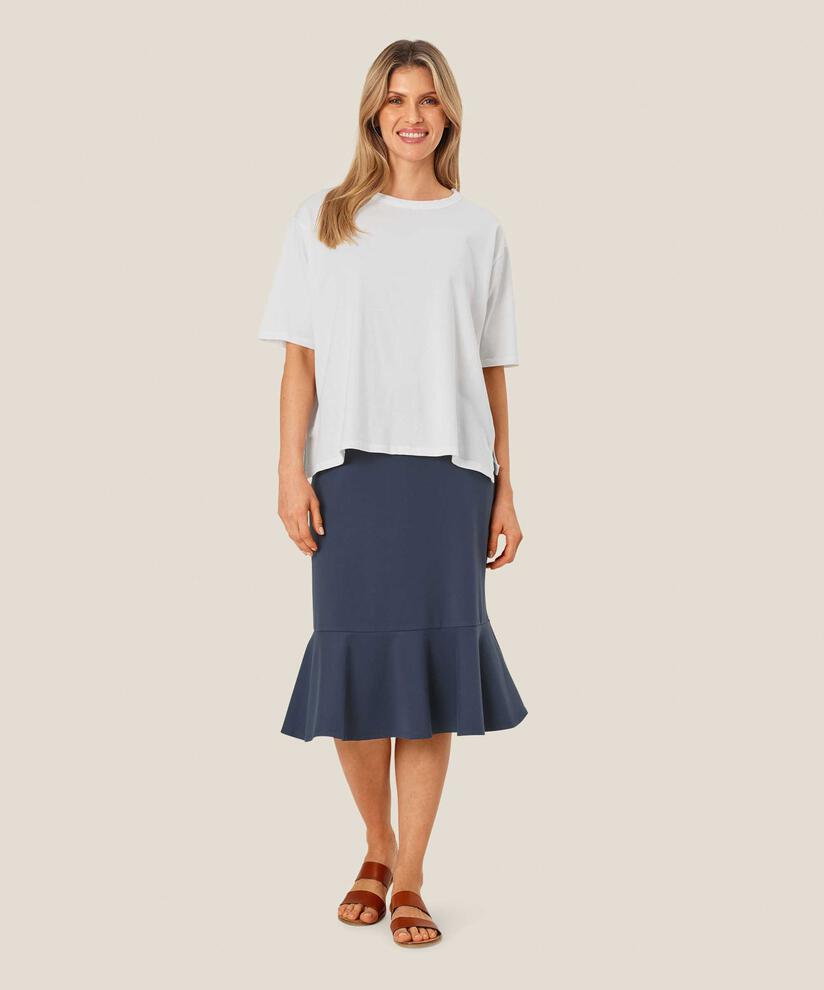 Stunna JERSEY Skirt, Mood Indigo