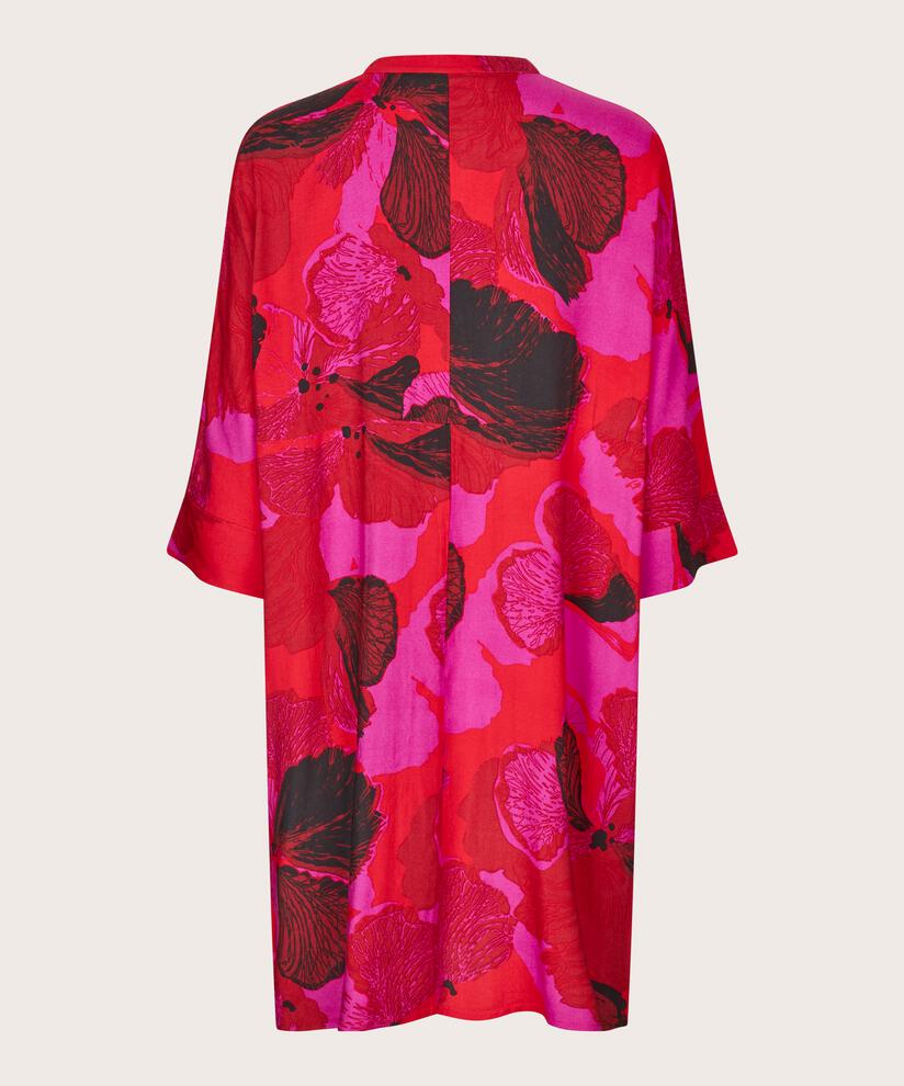 Iosetta Shirt Dress, Haute Red