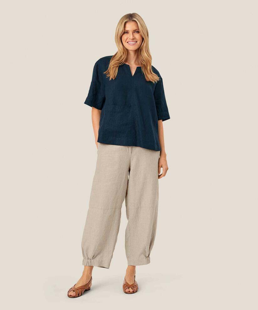 Dolorea Blouse, Navy