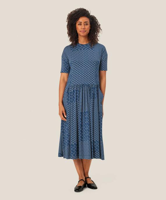 Nustina JERSEY Dress, Sargasso Sea