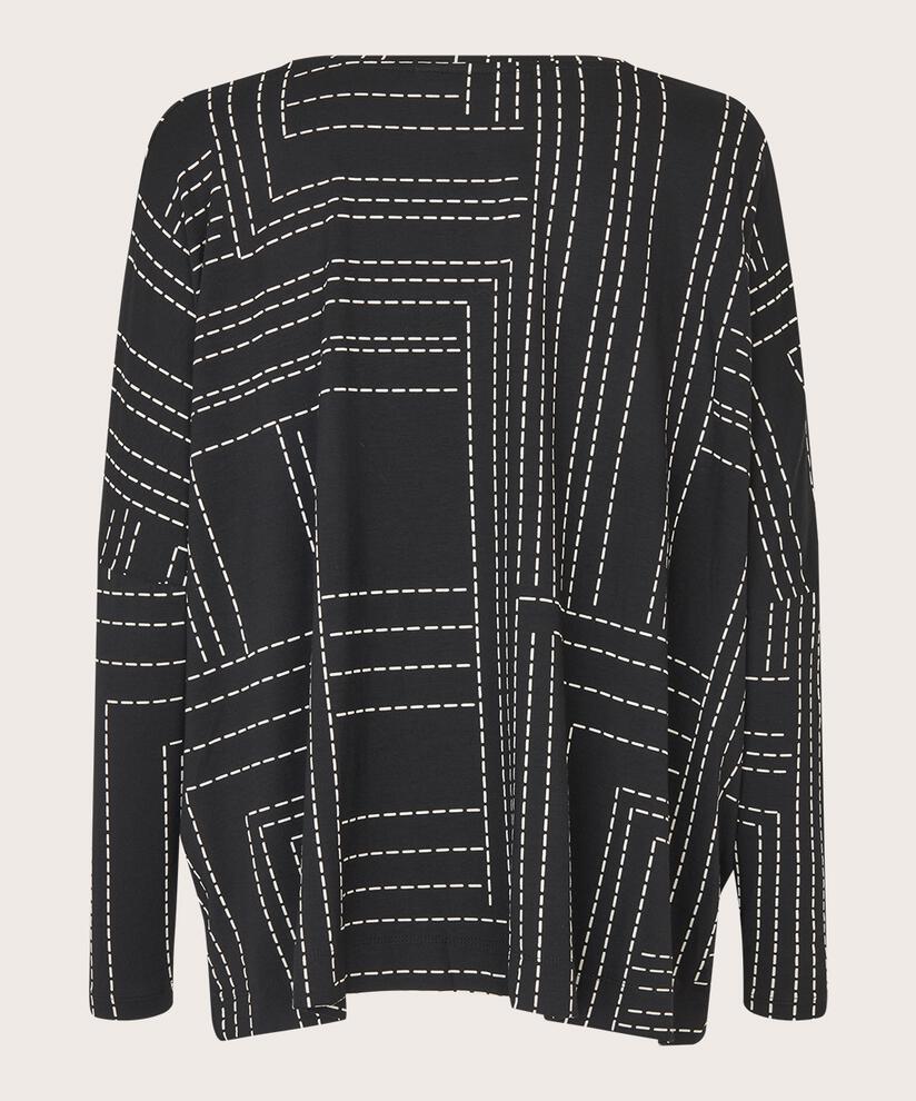 Barr Jersey Top, Black