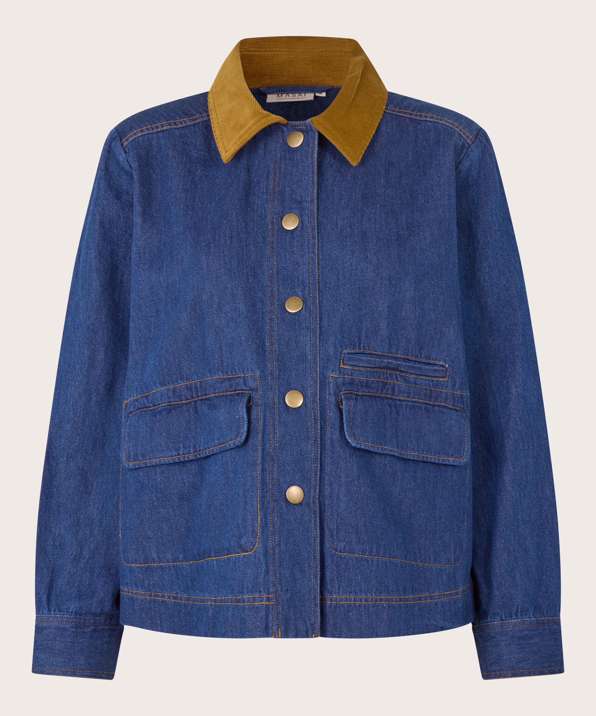 Julemi Denim Jacket, Dark Denim