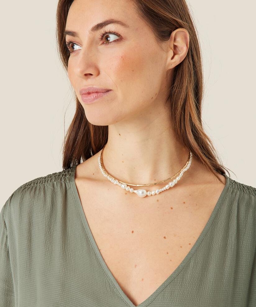 Resaba Necklace, Gold