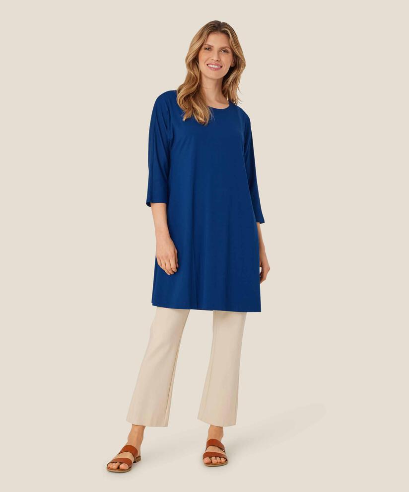 Gertine JERSEY Tunic, Navy Peony