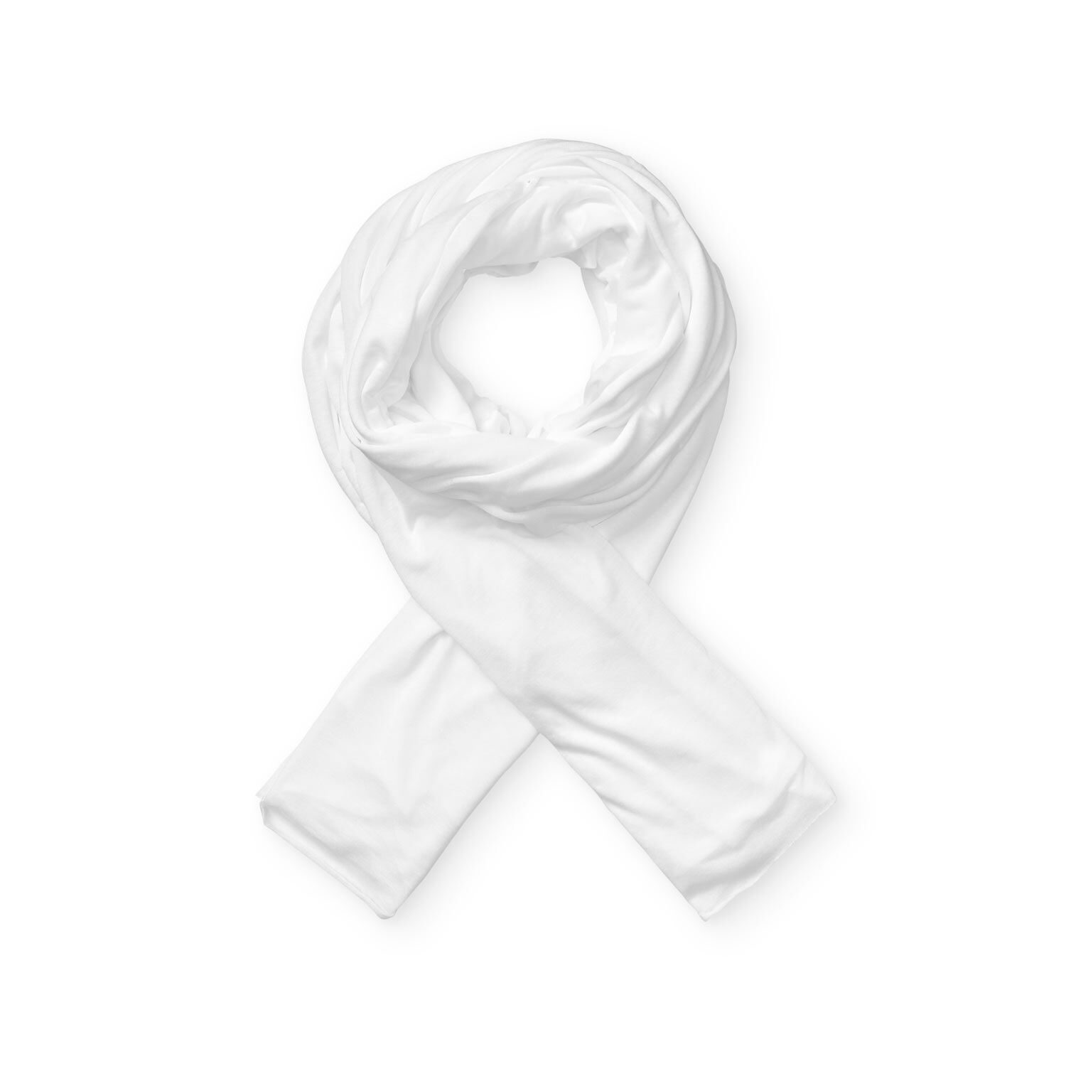 Amega JERSEY Scarf, White